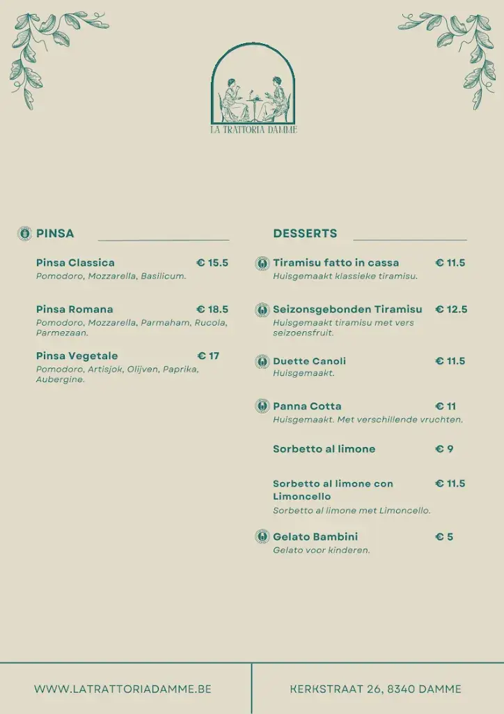 Menü_La Trattoria Damme_Damme_Bild_4