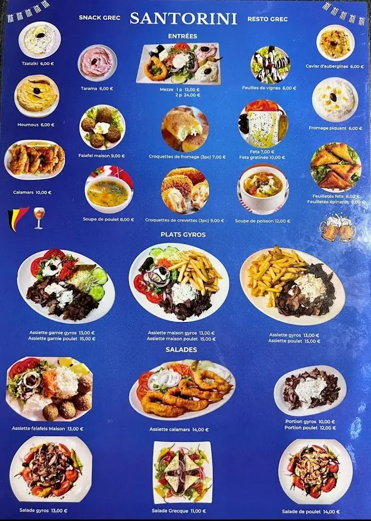 Menü_Santorini Brussels Grand-Place_Bruxelles_Bild_2