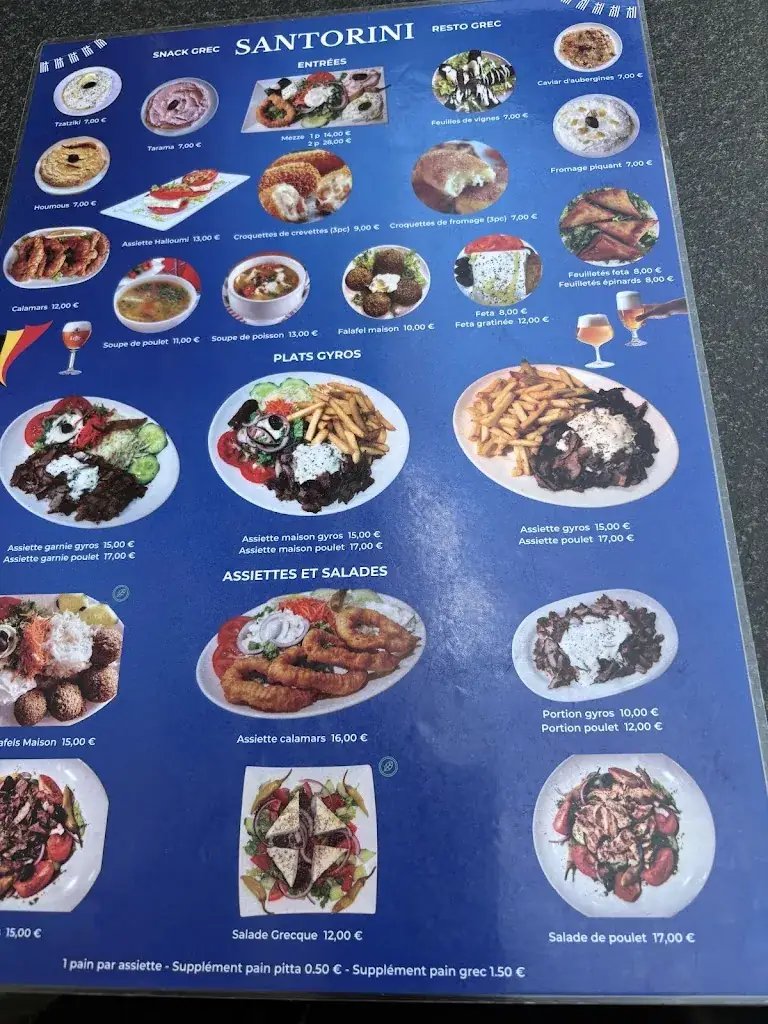 Menü_Santorini Brussels Grand-Place_Bruxelles_Bild_3