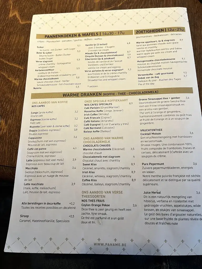 Menu_Brasserie Paname_Haan_image_2