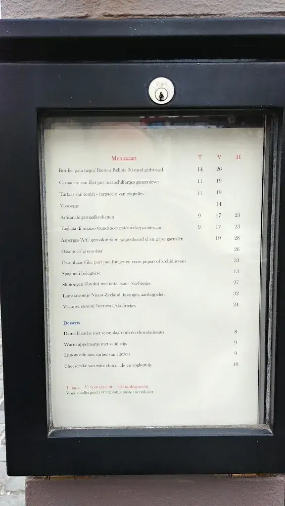 Menu_Bistro Villa Julia_Haan_image_1