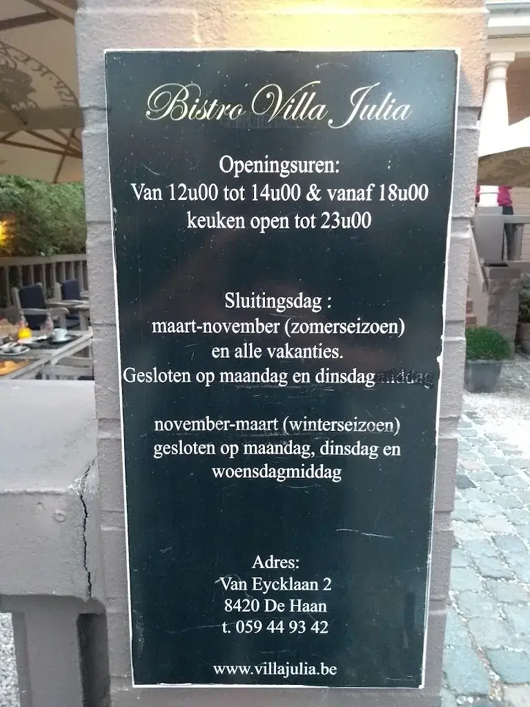 Menu_Bistro Villa Julia_Haan_image_2