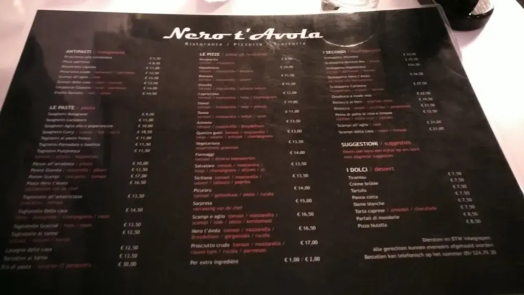 Menü_Nero t'Avola_Pinte_Bild_3