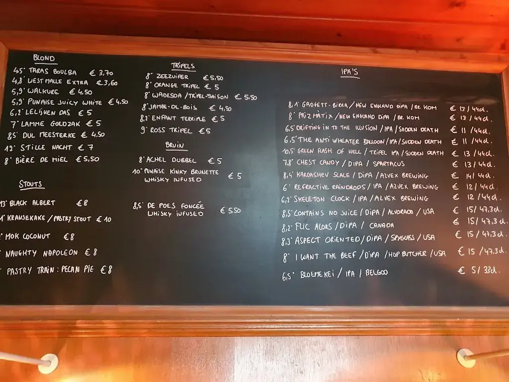 Menü_Eet-,whisky - en bierkroeg 't Kruiske_Deerlijk_Bild_1