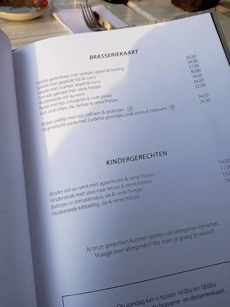 Menu_Restaurant Cleophas_Dendermonde_image_2