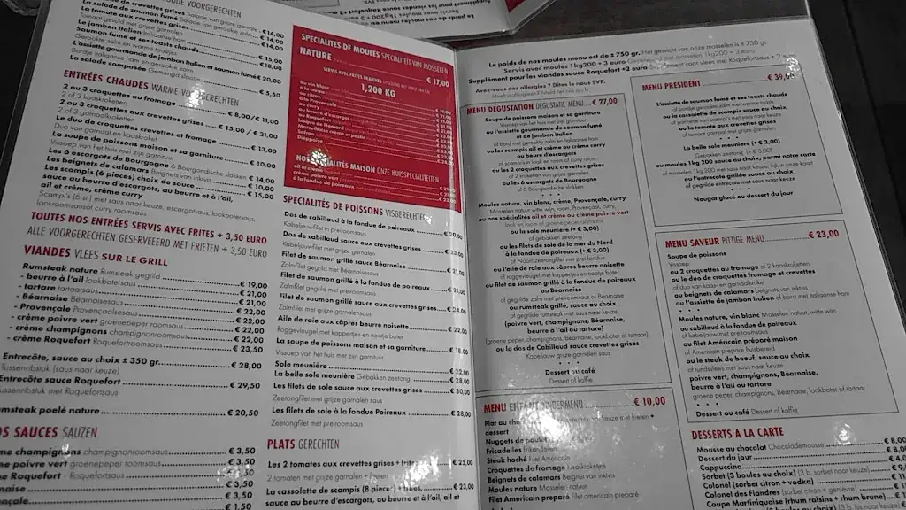 Menu_Le Président 🇧🇪_Panne_imagen_3