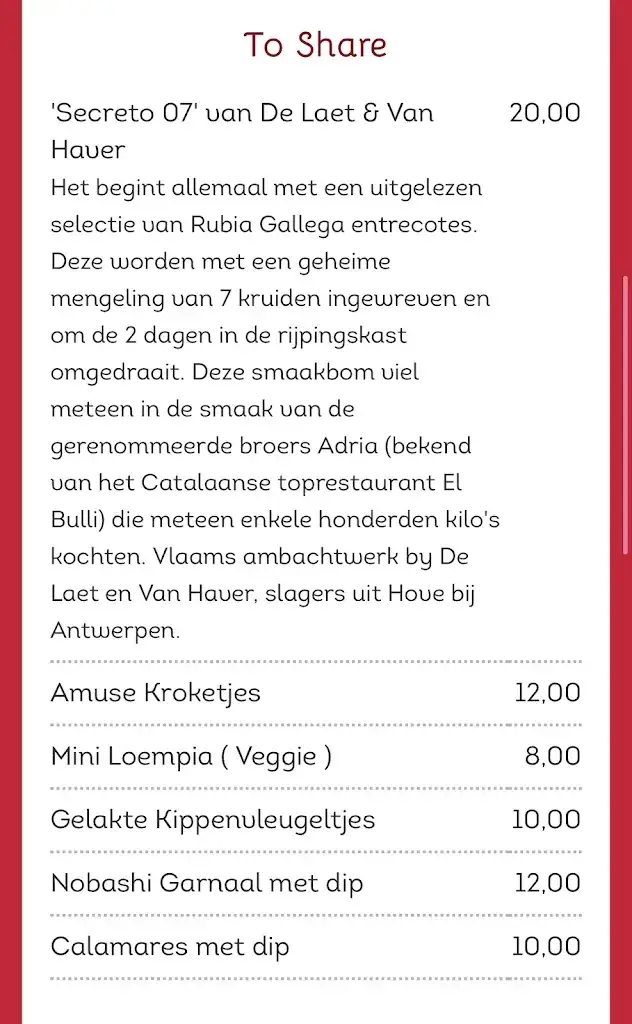 Menu_Brasserie Estelle - Deinze_Deinze_image_2