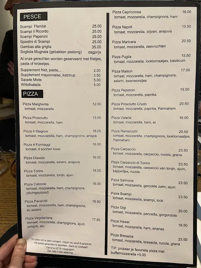 Menu_Il Ricordo_Deinze_image_2