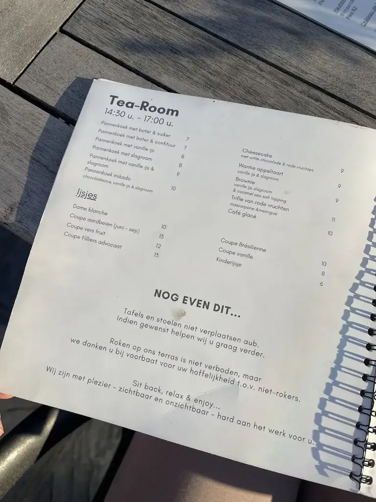 Menü_Brasserie De Sterre_Deinze_Bild_4