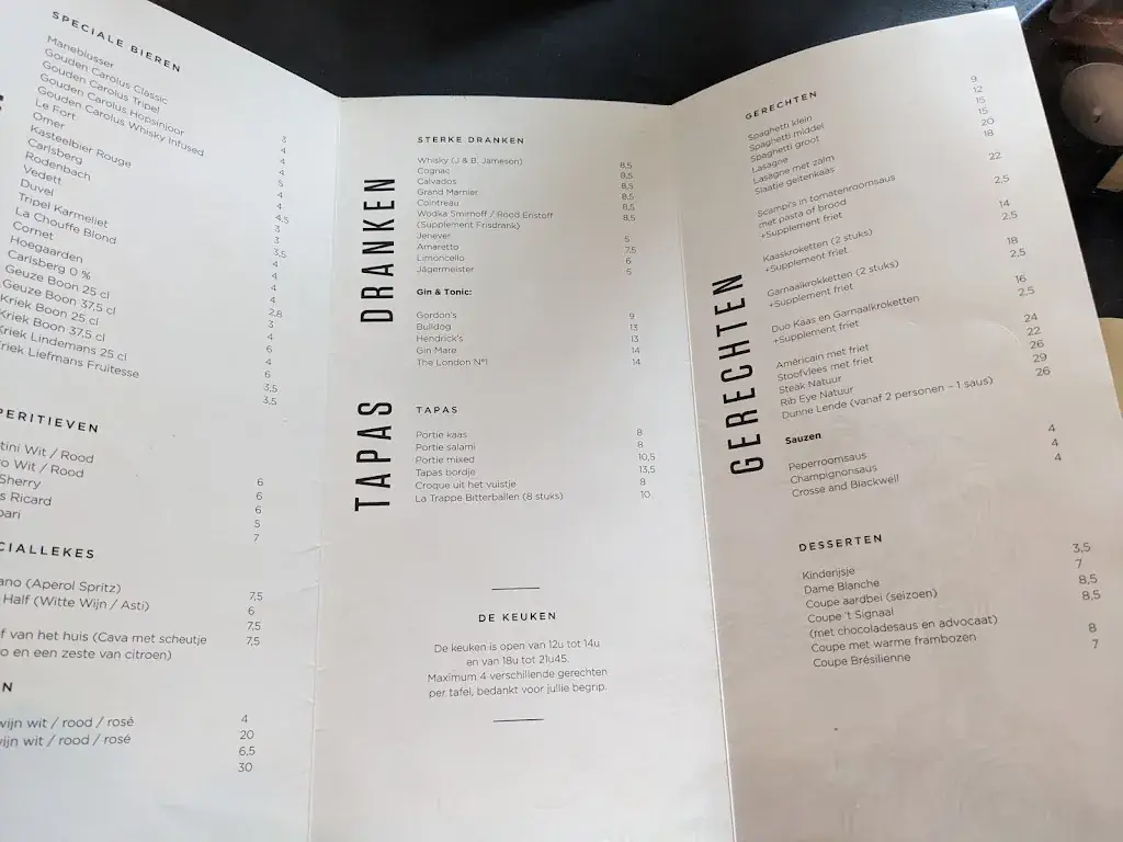 Menü_'t Signaal_Liedekerke_Bild_1