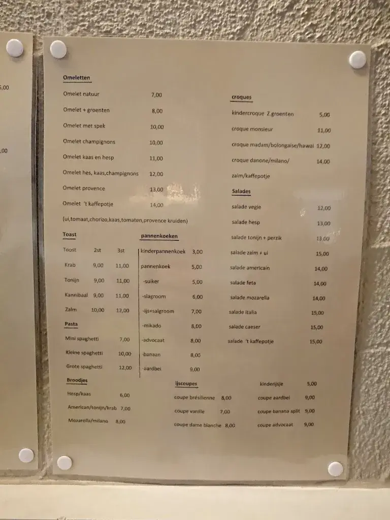 Menu_'t Kaffepotje_Liedekerke_image_1