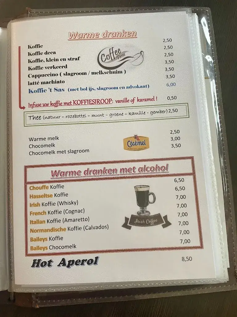 Menü_Fietscafé ‘t Sas_Denderleeuw_Bild_1