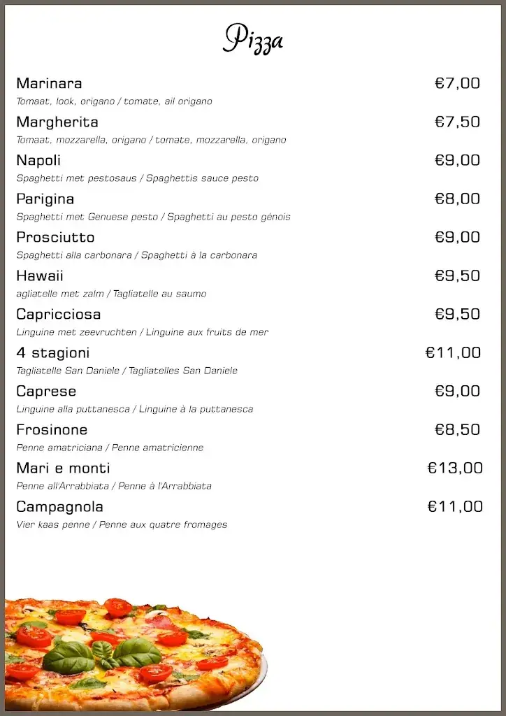 Menu_Pizzeria Napoli Antica_Machelen_image_1