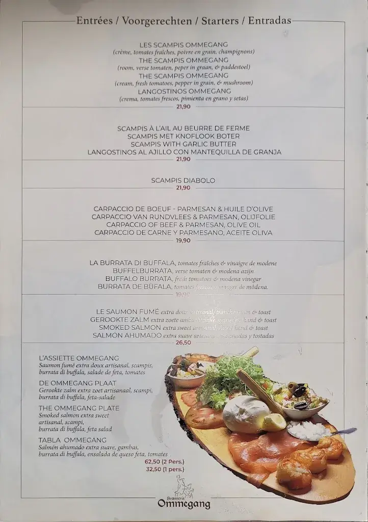 Menu_Brasserie Ommegang_Bruxelles_image_2