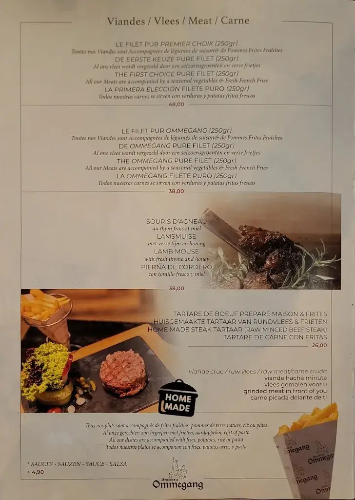 Menu_Brasserie Ommegang_Bruxelles_image_4