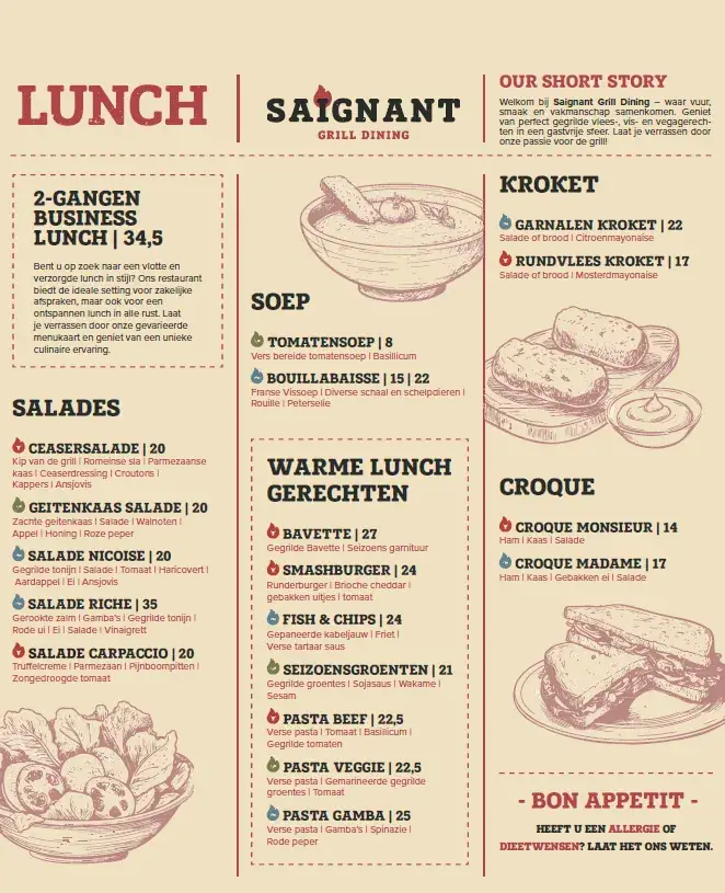 Menü_Saignant Grill Dining_Machelen_Bild_3
