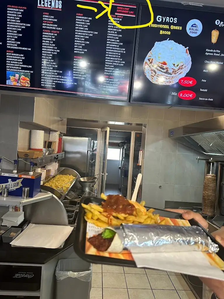 Menü_The Legends_Machelen_Bild_1