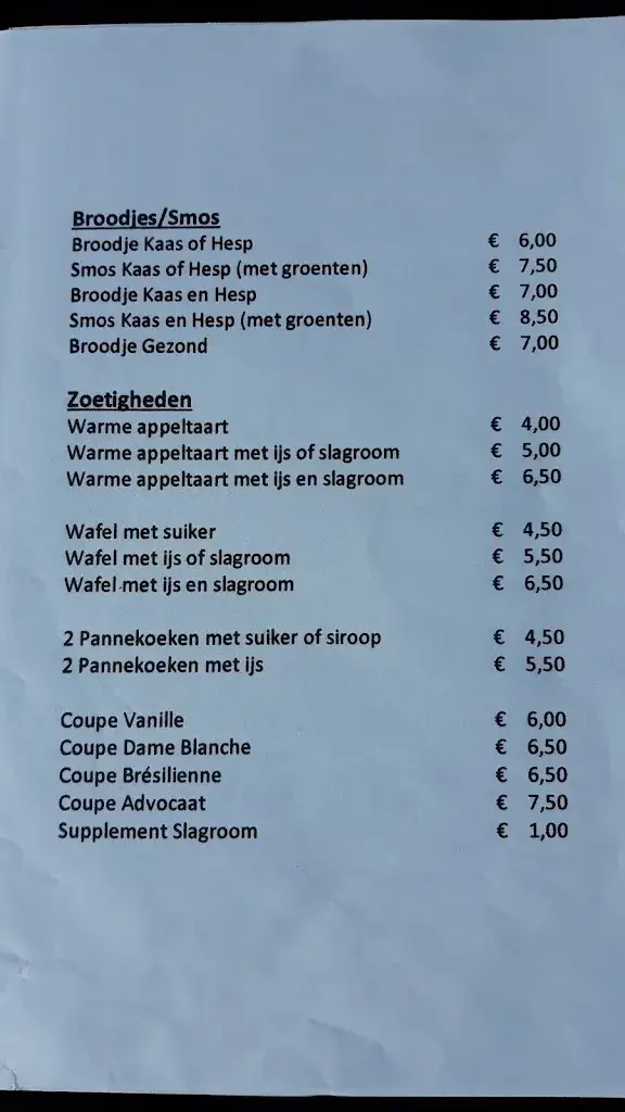 Menü_Taverne De witte haas_Dessel_Bild_1