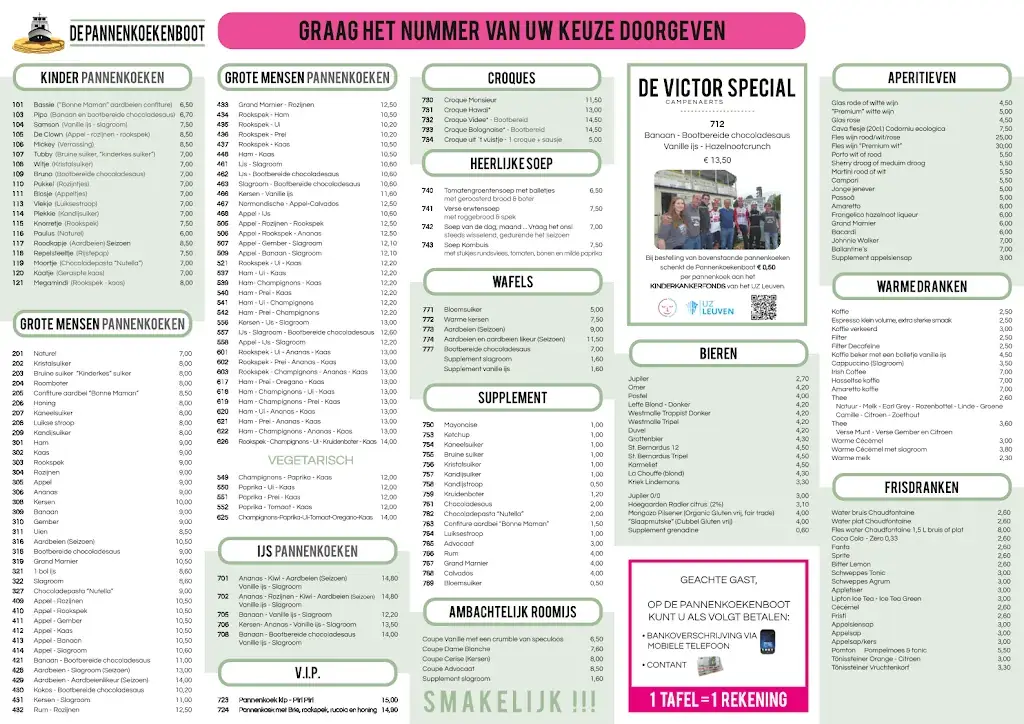 Menu_Pannenkoekenboot Dessel_Dessel_imagen_1