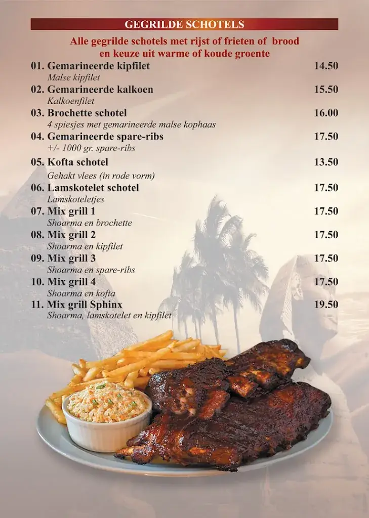 Menu_Sphinx Restaurant_Diepenbeek_image_4