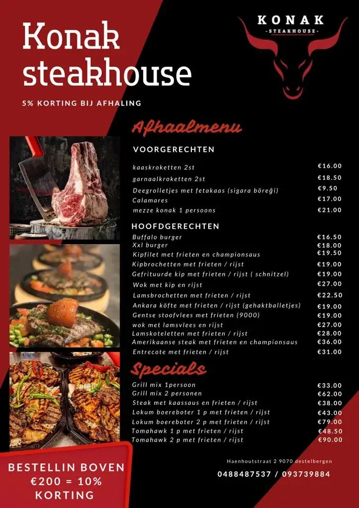 Menu_Konak Steakrestaurant_Destelbergen_image_1