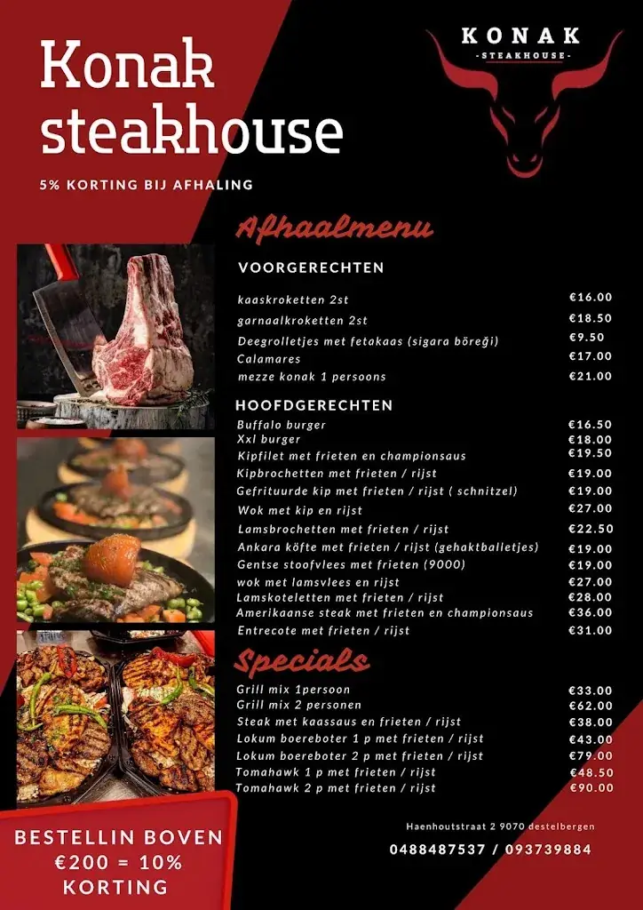 Menu_Konak Steakrestaurant_Destelbergen_image_2