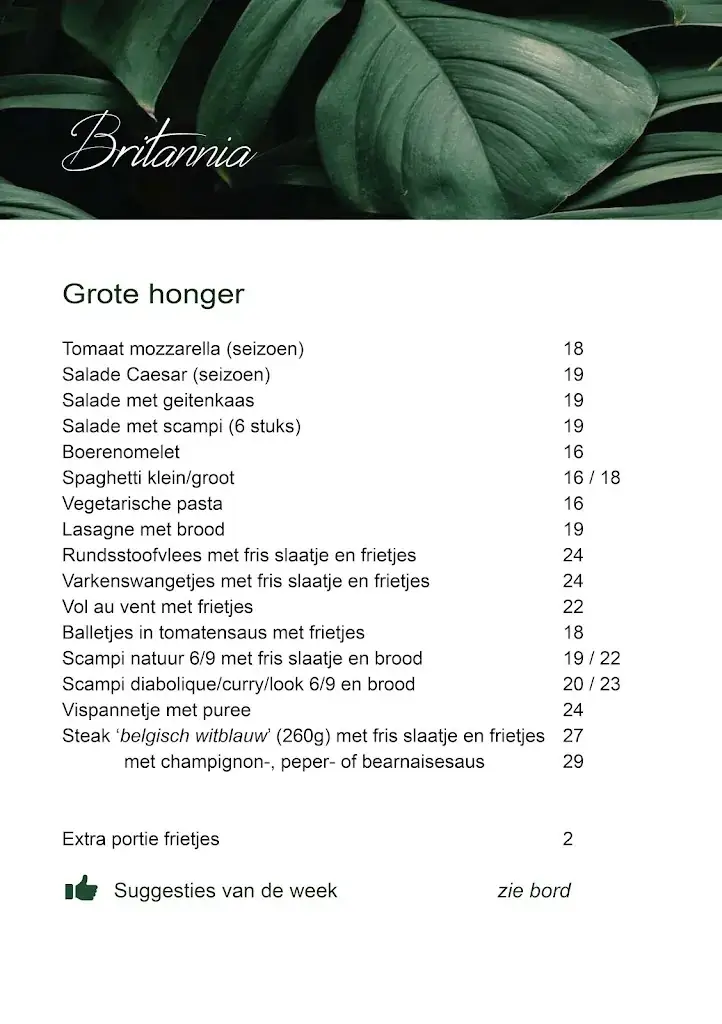Menü_Brasserie Britannia_Destelbergen_Bild_3