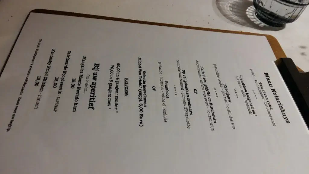 Menu_Notarishuys restaurant & Pure hotel_Diksmuide_image_2