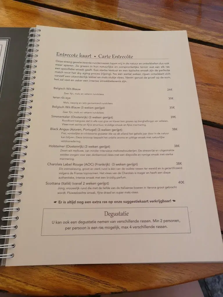 Menü_Restaurant Lettenburg_Diksmuide_Bild_2