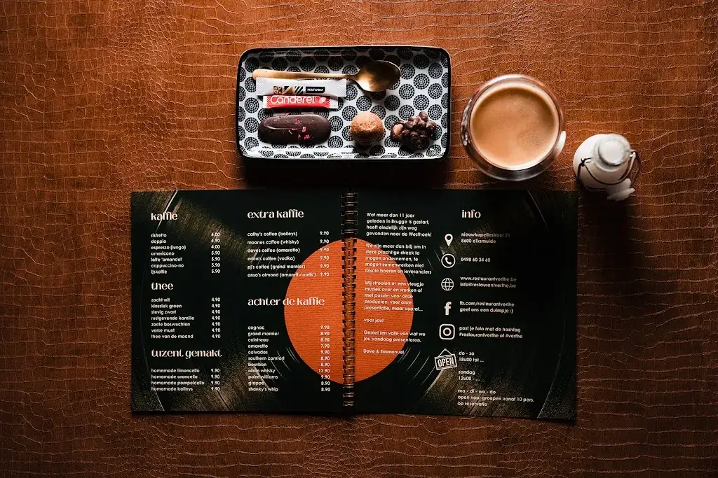 Menü_Restaurant Verthé_Diksmuide_Bild_1