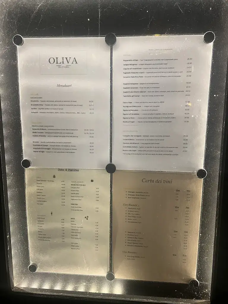 Menu_Oliva Trattoria_Aartselaar_imagen_1