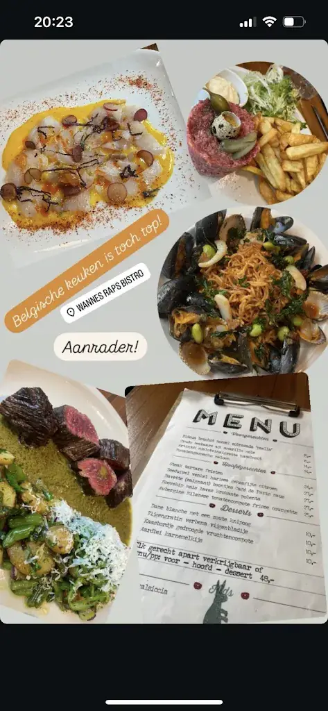 Menu_Bistro Wannes Raps_Diest_image_1