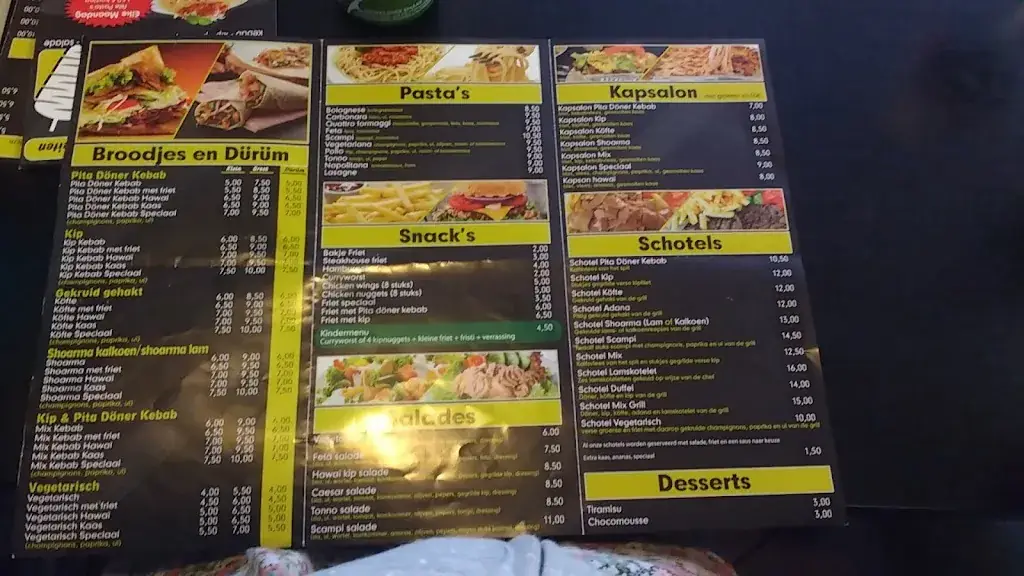 Menu_Duffelse Kebab_Duffel_imagen_1