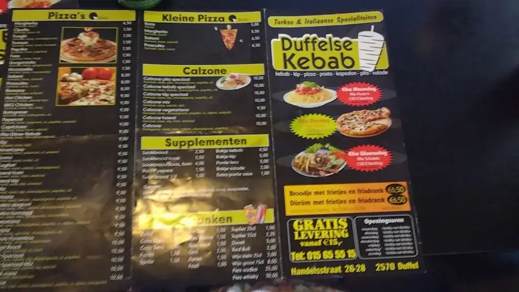 Menu_Duffelse Kebab_Duffel_imagen_2