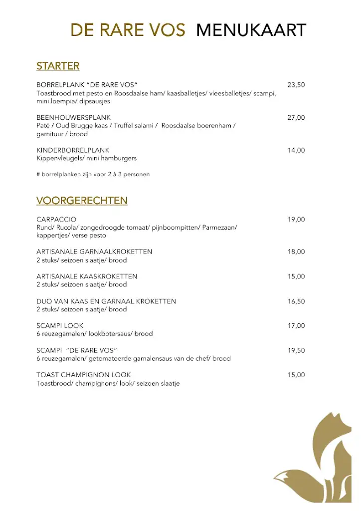 Menu_De Rare Vos_Dilbeek_imagen_4