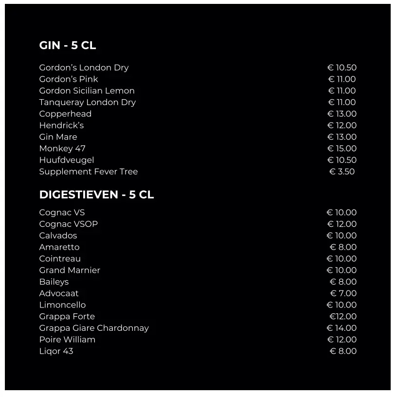 Menu_Bistro De Orangerie Evergem_Evergem_imagen_2