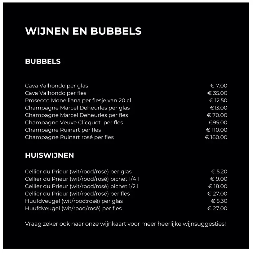 Menu_Bistro De Orangerie Evergem_Evergem_imagen_3