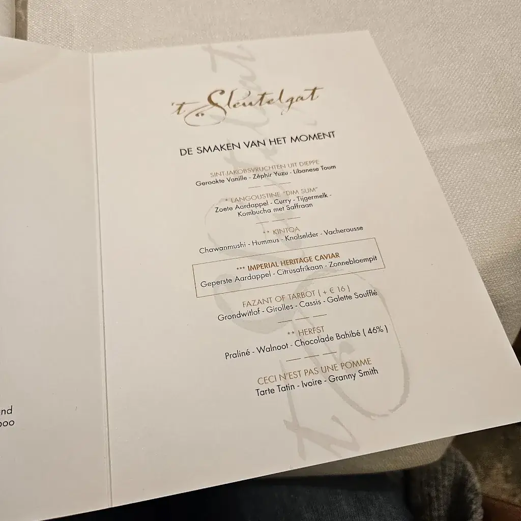 Menü_'t Sleutelgat_Ninove_Bild_1