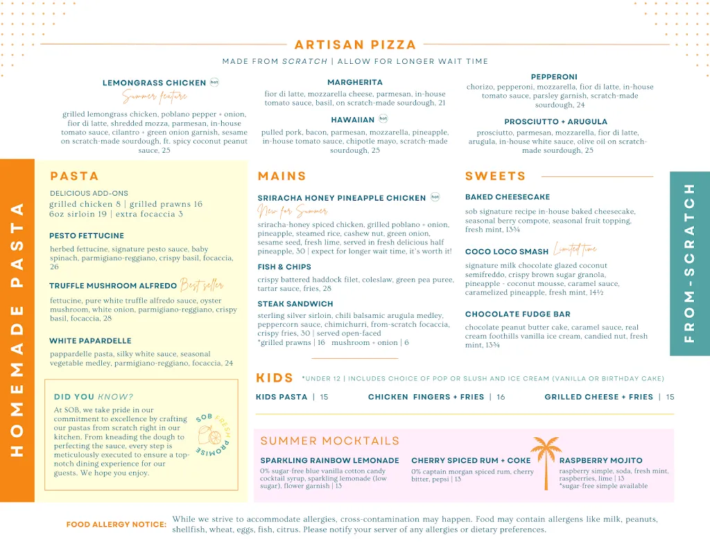 Menu_Sun of a Beach_Sylvan Lake_image_old_2
