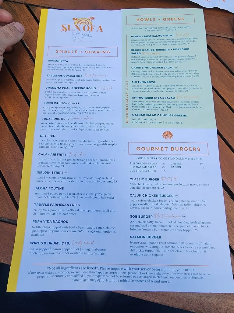 Menu_Sun of a Beach_Sylvan Lake_image_old_3