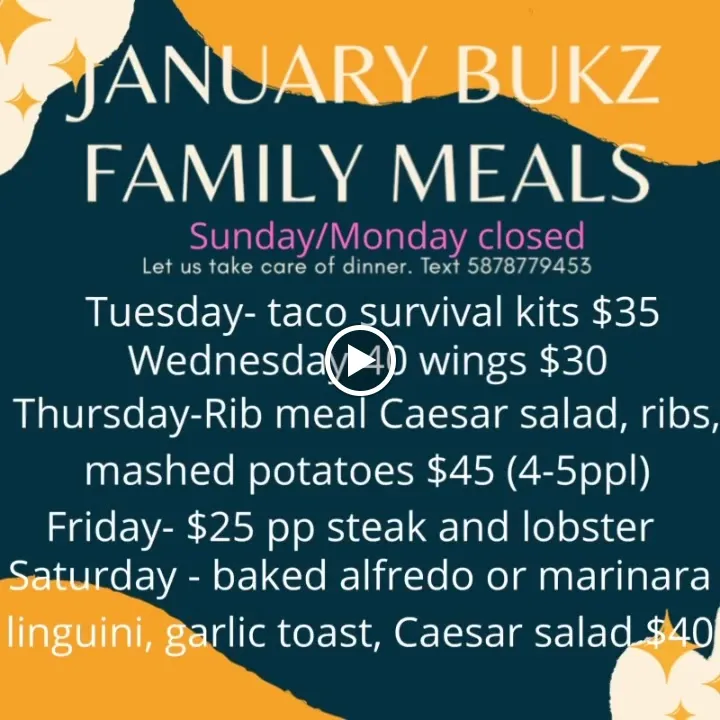 Menu_Bukwildz_Sylvan Lake_image_old_1