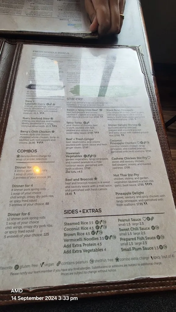 Menu_Bamboo Hut Southeast Asian Cuisine_Sylvan Lake_image_old_1