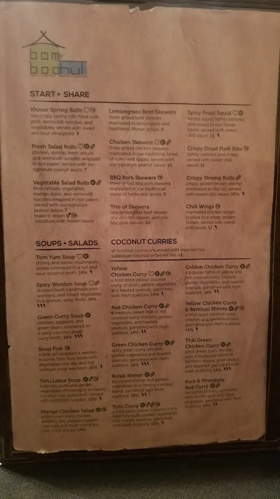 Menu_Bamboo Hut Southeast Asian Cuisine_Sylvan Lake_image_old_3