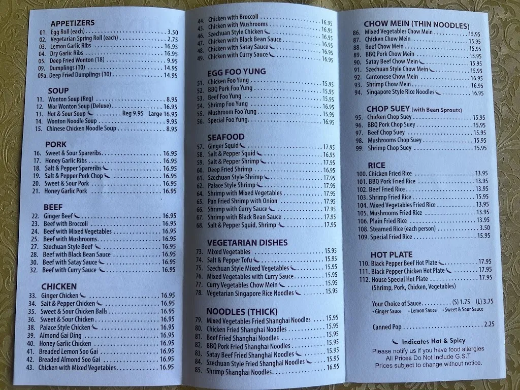 Menu_China Diner Sylvan Lake_Sylvan Lake_image_old_1