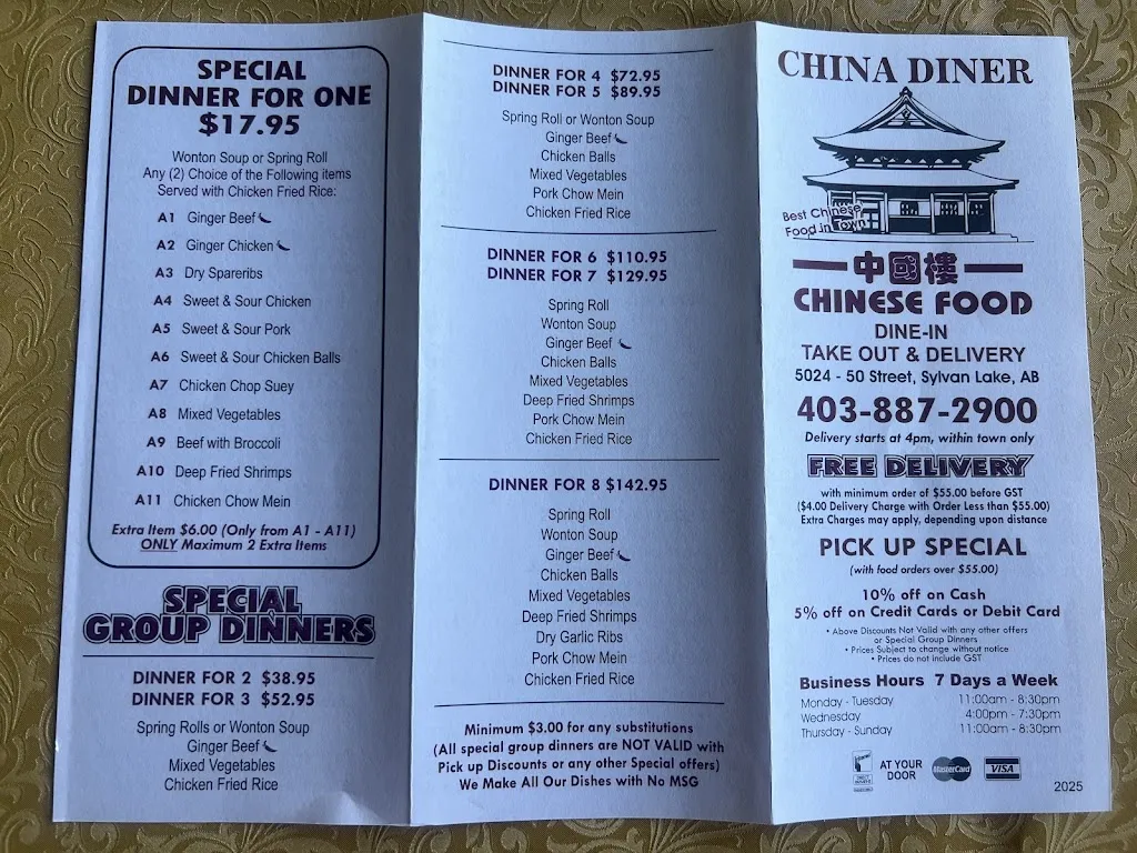 Menu_China Diner Sylvan Lake_Sylvan Lake_image_old_2