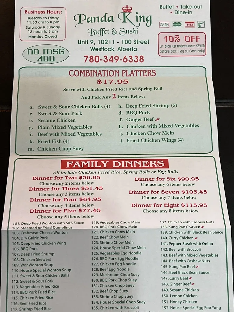 Menu_Panda King Buffet & Sushi_Westlock_image_old_3