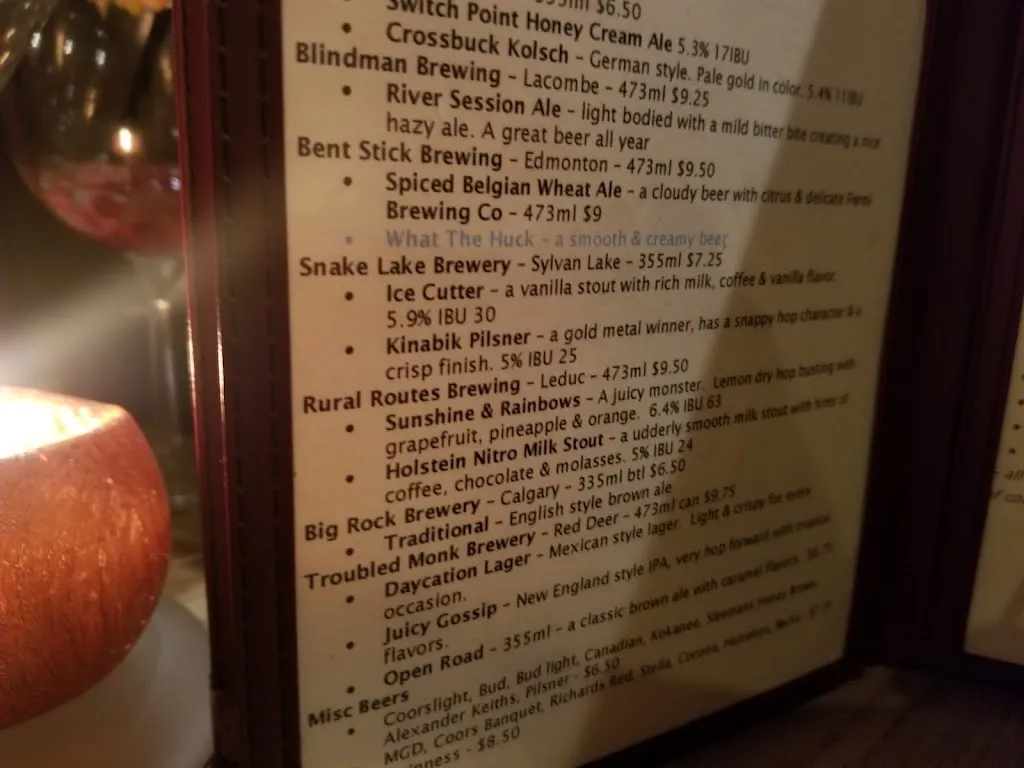 Menu_Huckleberry's Cafe_Wetaskiwin_image_old_3