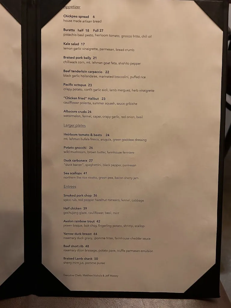 Menu_Restaurant 62_Abbotsford_image_old_2