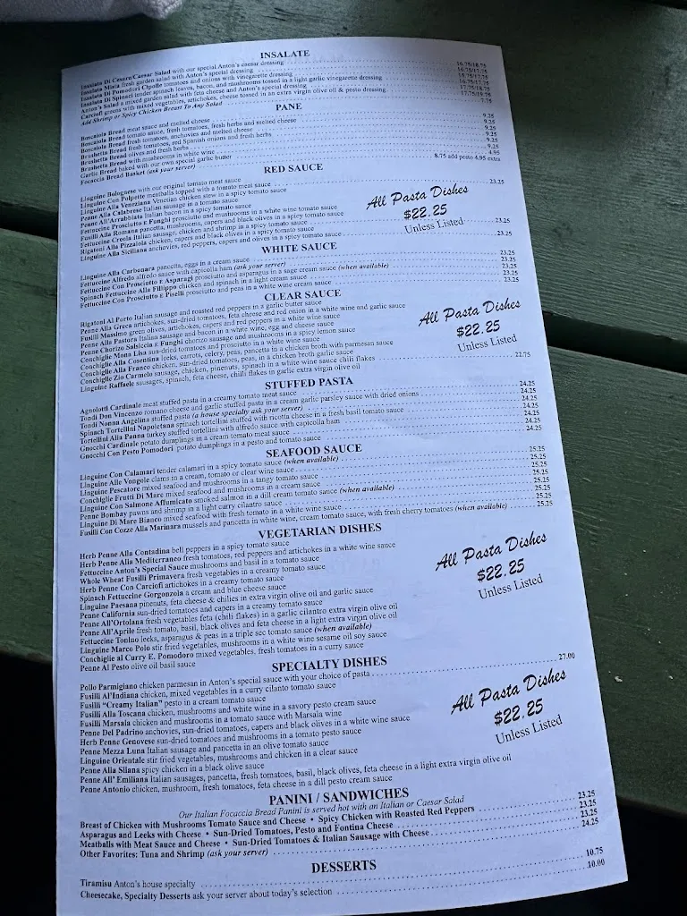 Menu_Anton's Pasta Bar_Burnaby_image_old_1