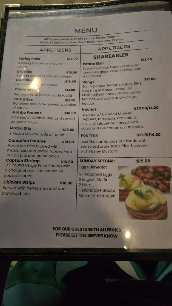 Menu_Silver Fox Pub_Chase_image_old_1